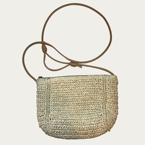 Universal Thread‎ Tan Woven Crossbody Bag